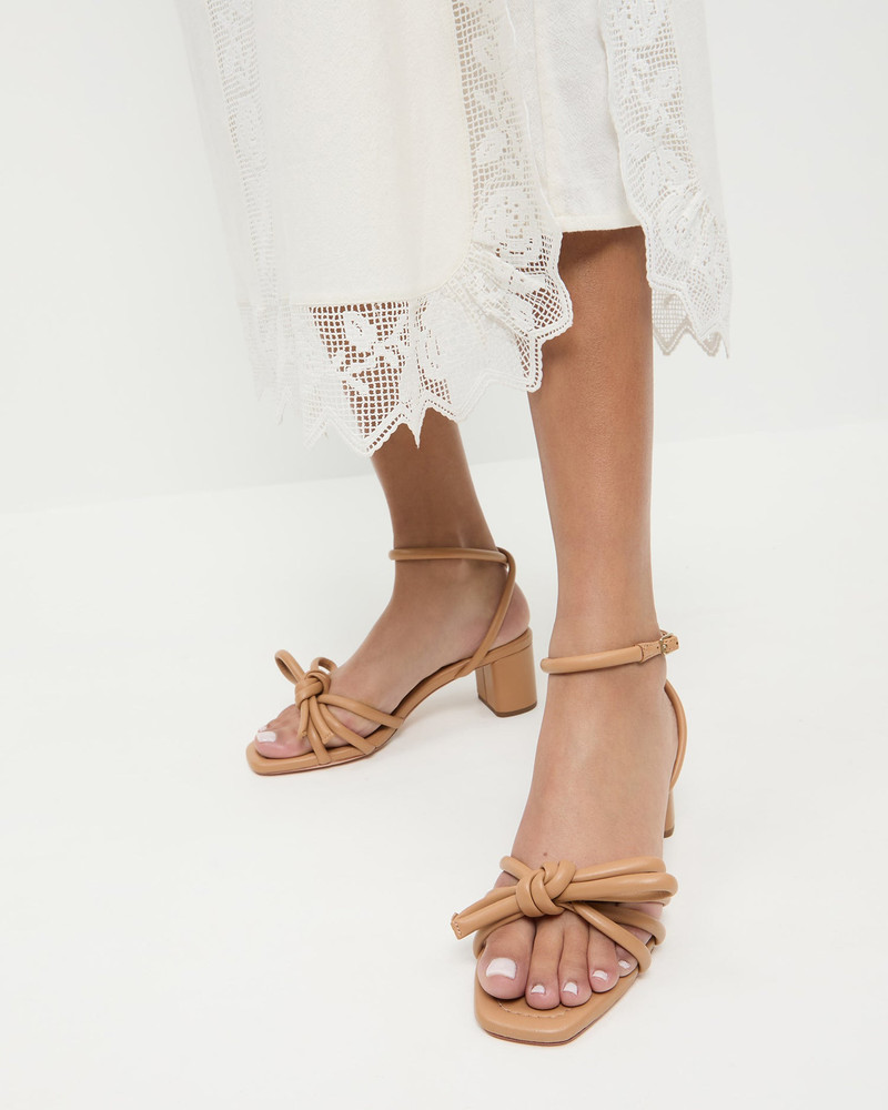 LOEFFLER RANDALL Mikel Dune Bow Mid-Heel Sandal outlook