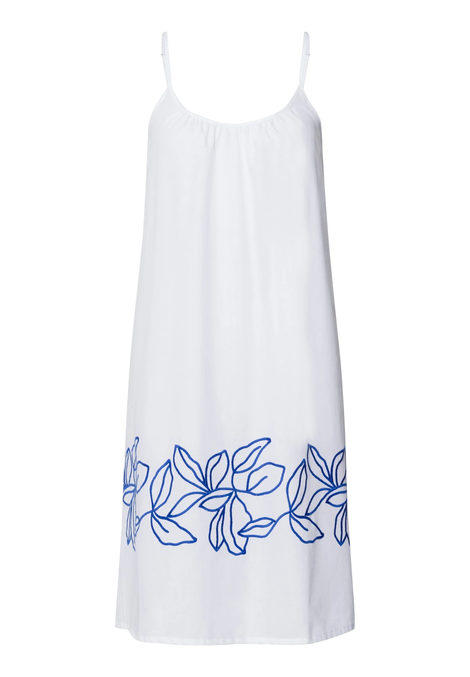 Liz Embroidered Cotton Chemise - 1