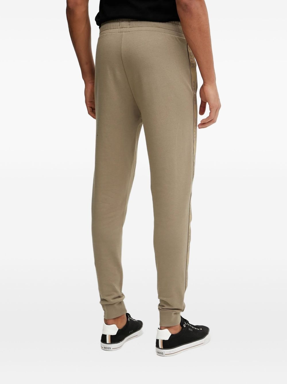 logo-tape track pants - 3