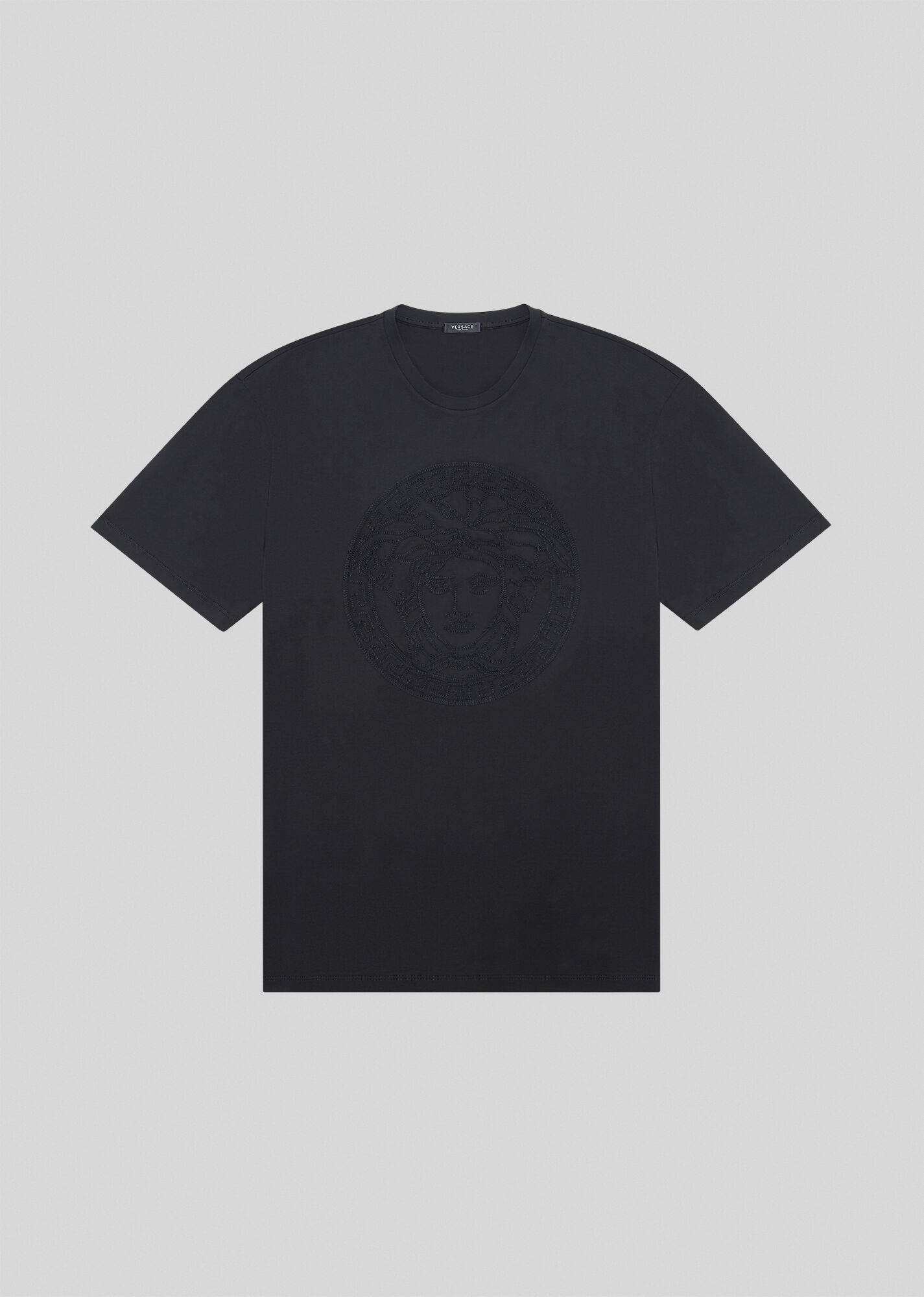 Medusa Embroidered T-Shirt - 1