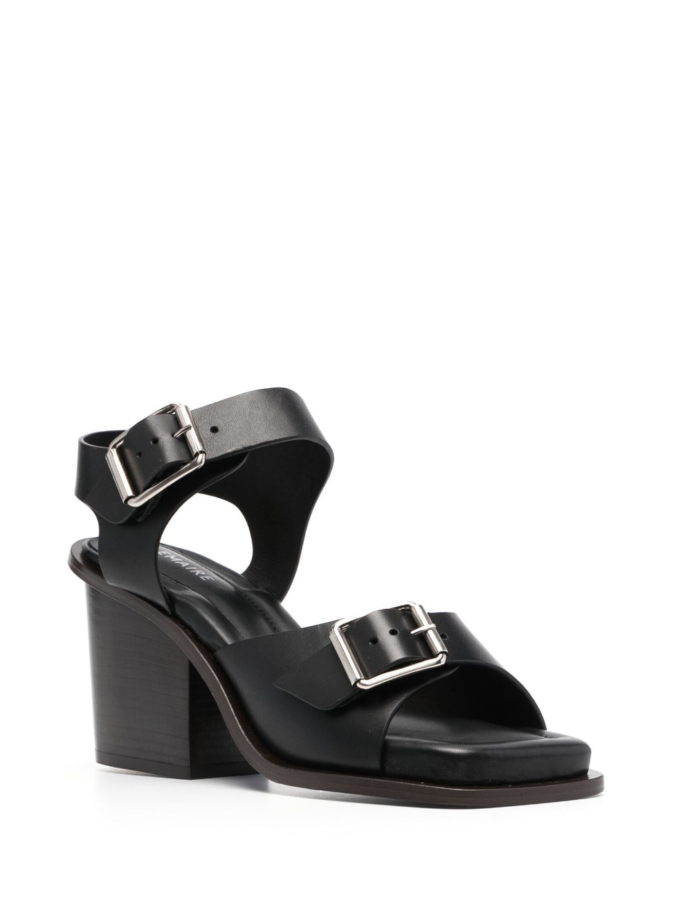 80mm leather sandals - 2
