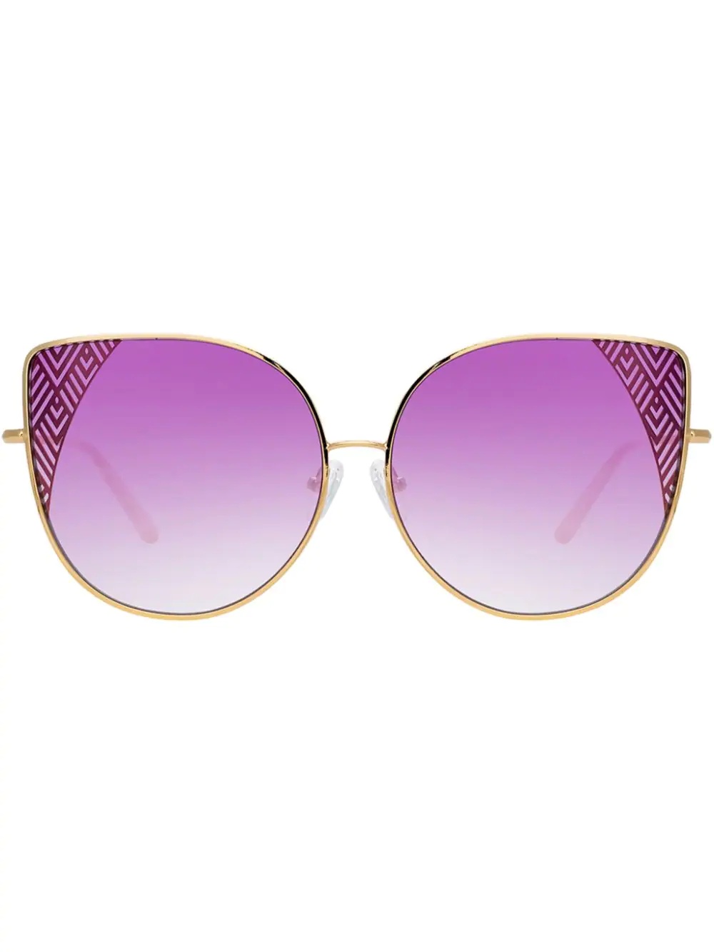 zigzag cat eye sunglasses - 1