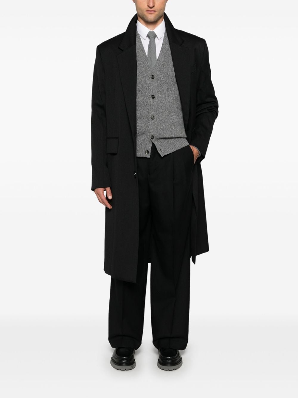 pleat-detail trousers - 2
