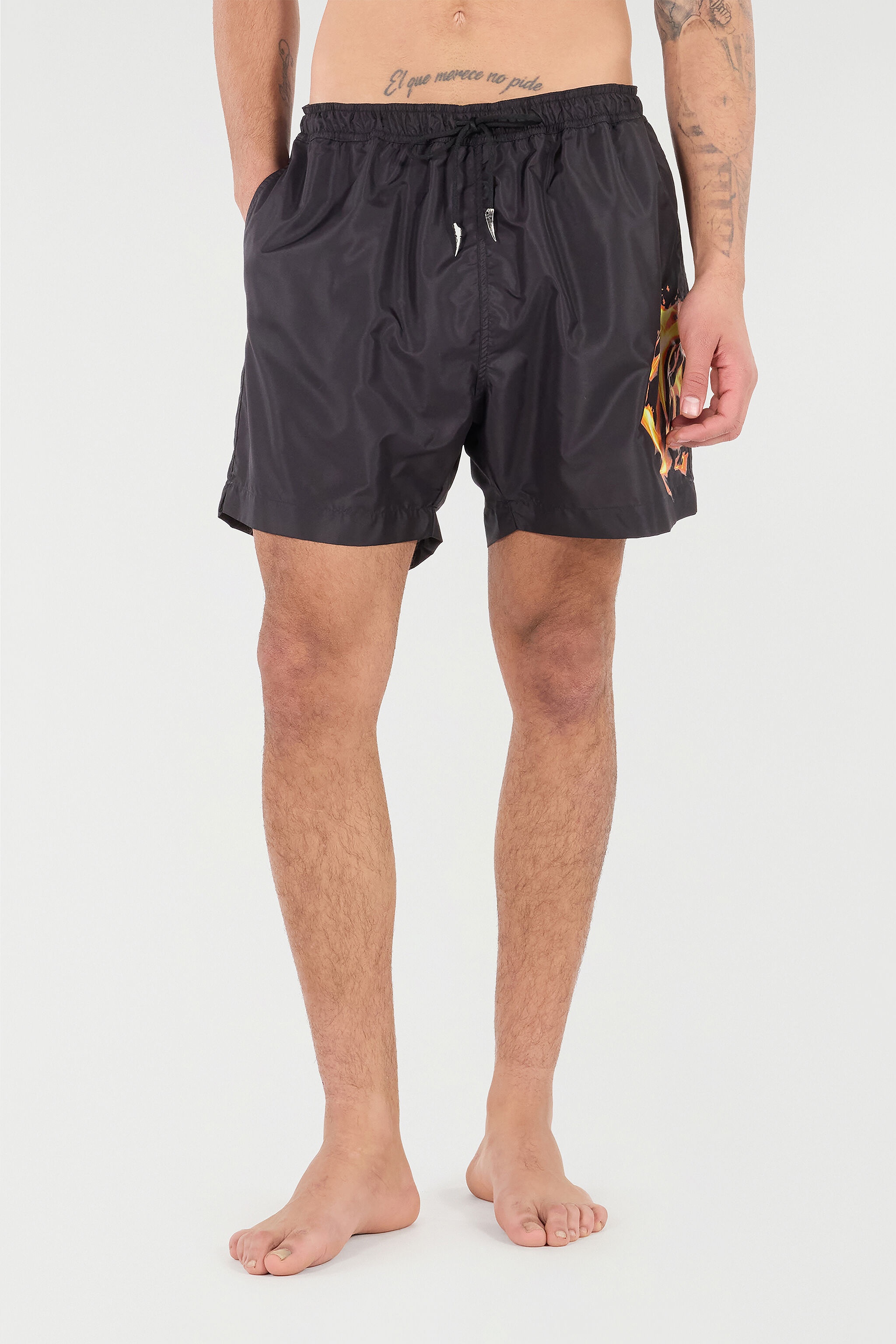 Monogram And Fang Swim Shorts - 3