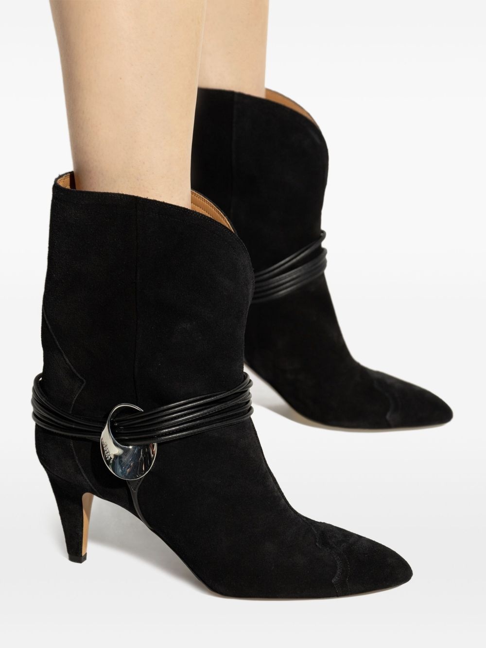 leather ankle boots - 4