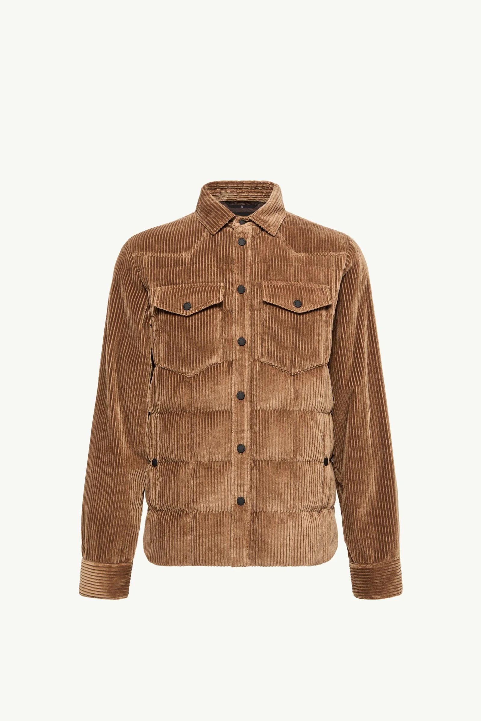 Gelt Corduroy Down Shirt Jacket - 1
