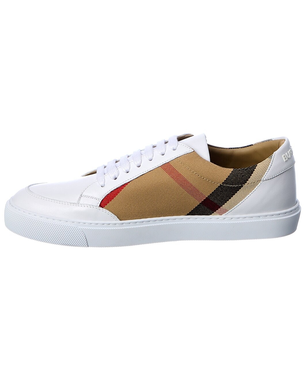 Burberry Vintage Check Canvas & Leather Sneaker - 2