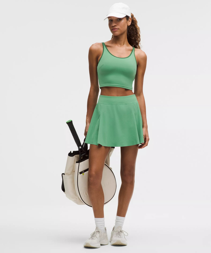 A-Line Side-Pleat Tennis Skirt 1