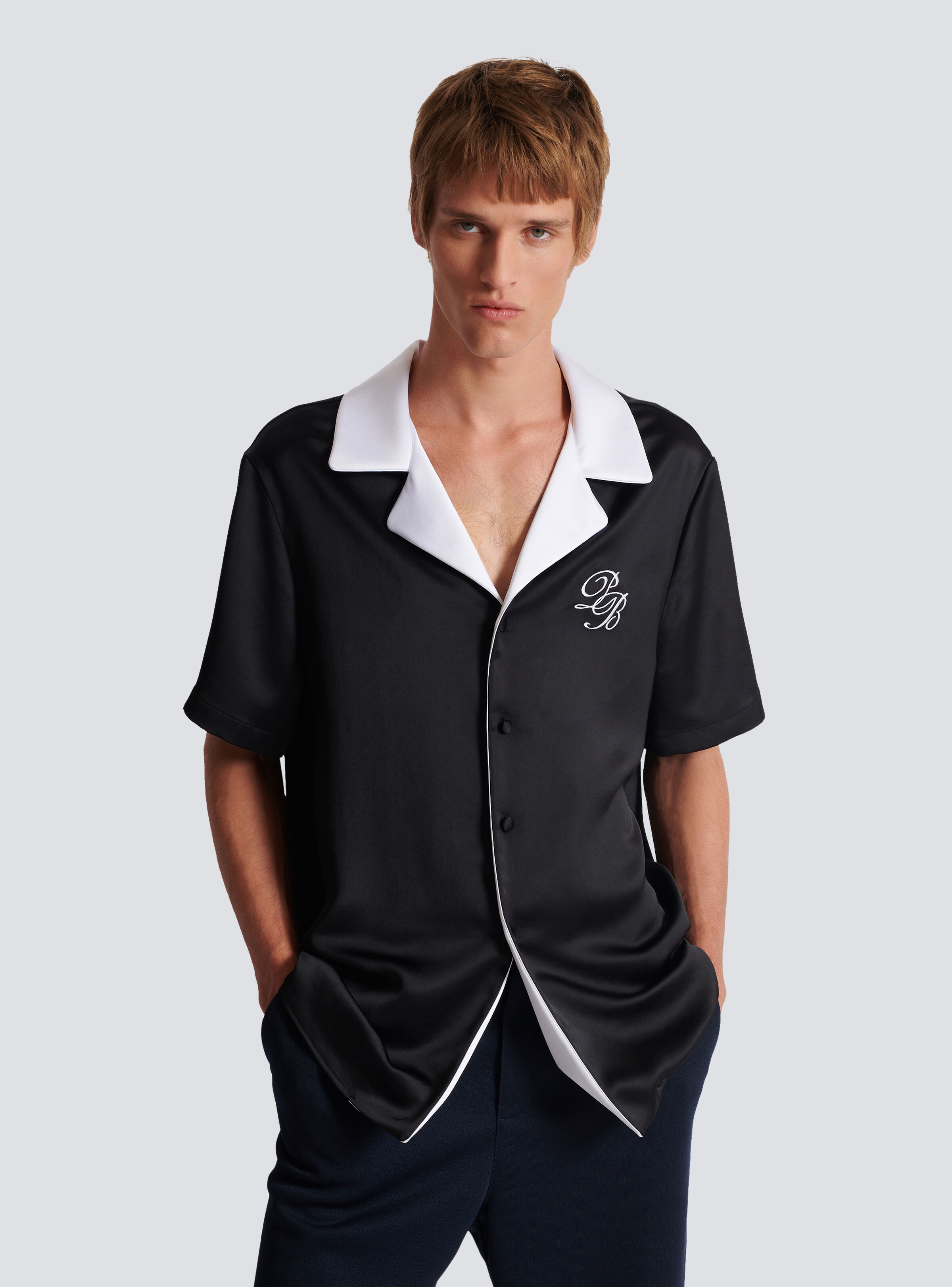 PB Signature satin short-sleeved shirt - 6