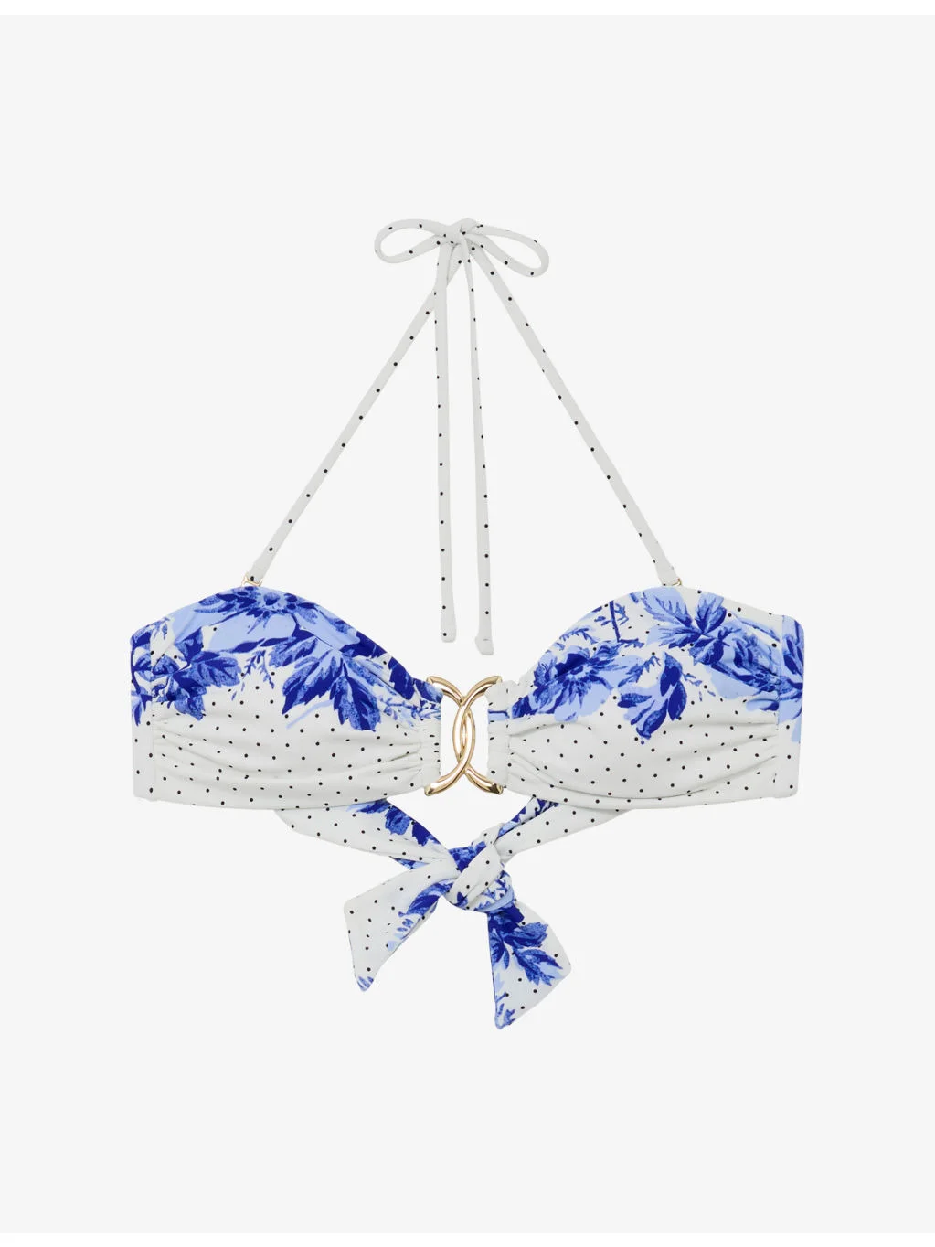 Johannah Printed Bikini Top - 1