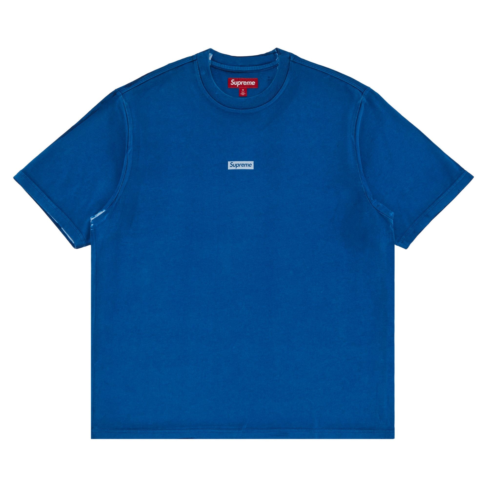 Supreme Overprint Small Box Short-Sleeve Top 'Blue' - 1