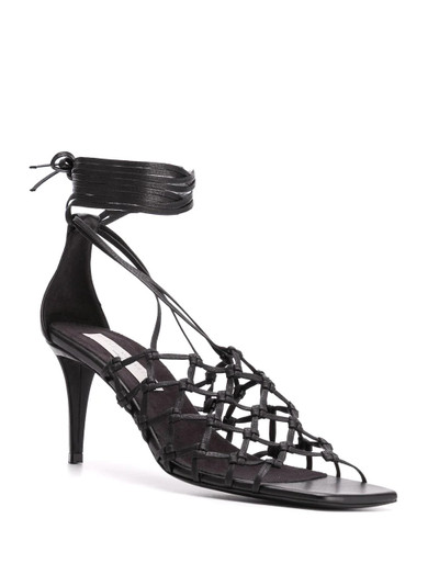 Stella McCartney lace-up lattice sandals outlook