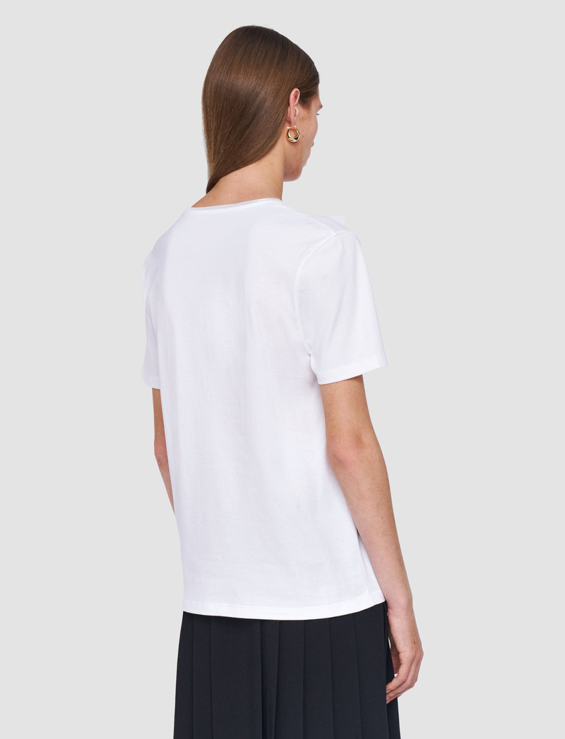 Cotton Silk Jersey T-Shirt 4