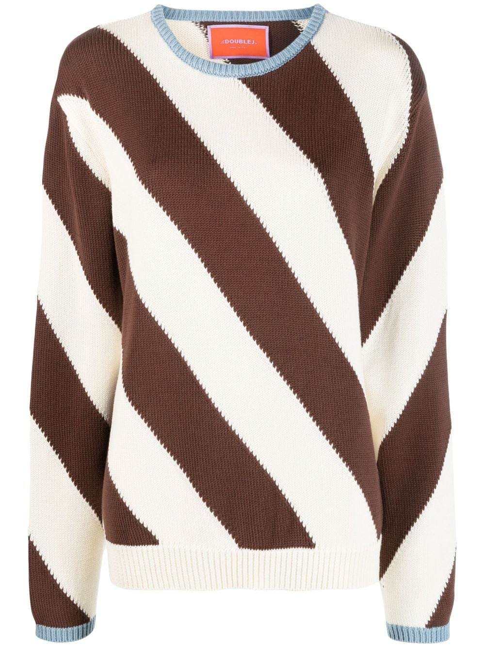 Veneziana striped cotton jumper - 1