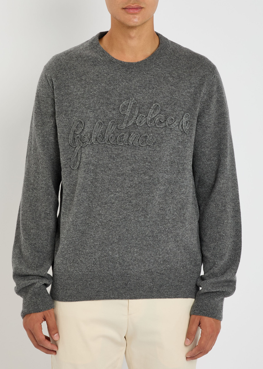 Dolce & Gabbana Logo-appliquéd Wool Sweatshirt - 2