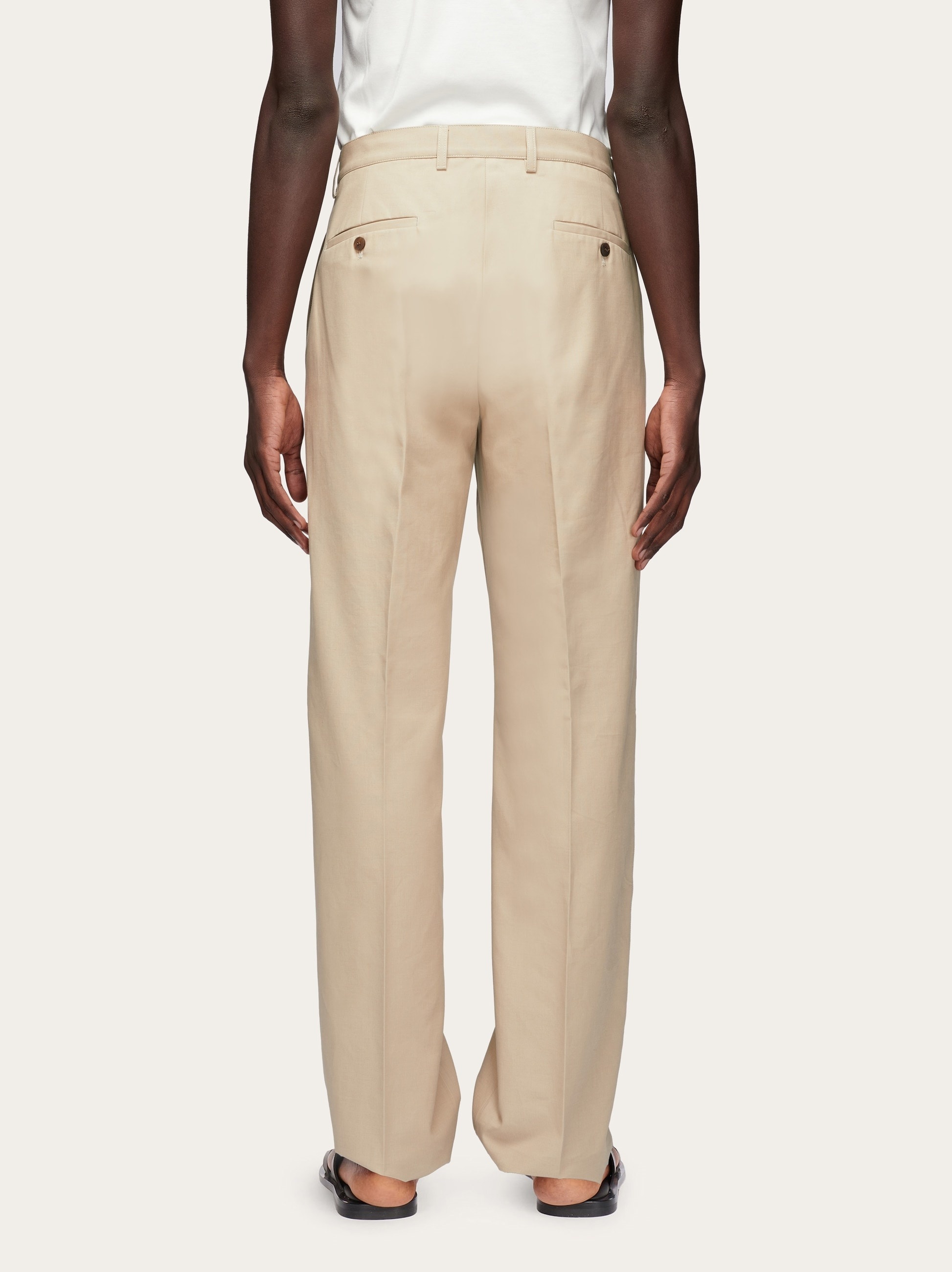 Flared chino trouser - 4