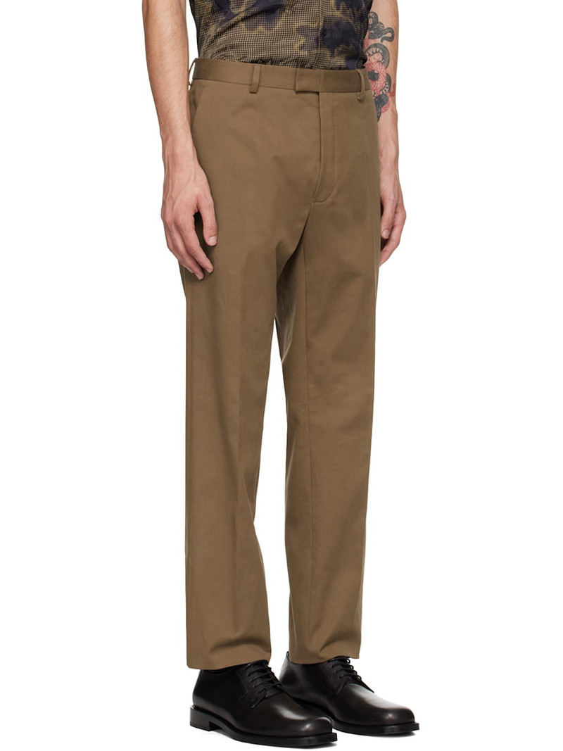 Dries Van Noten Brown Single-Breasted Cotton Suit outlook