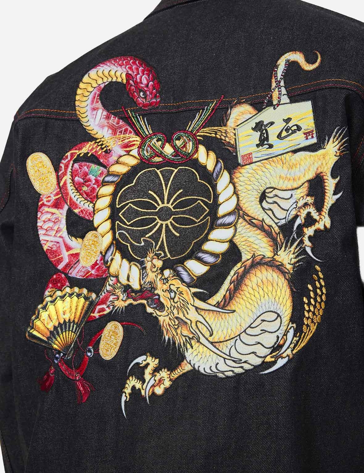 2024 Limited Edition Year of the  Snake Relax Fit Denim Jacket - 12