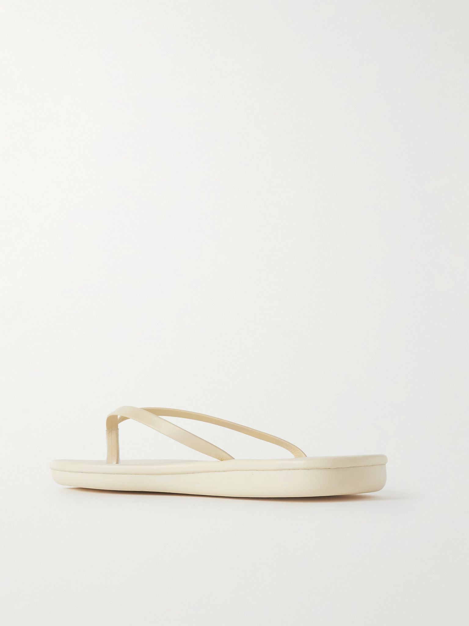 Saionara leather flip flops Off-white - 3