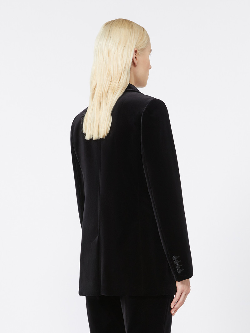QUADRO Smooth velvet blazer 4