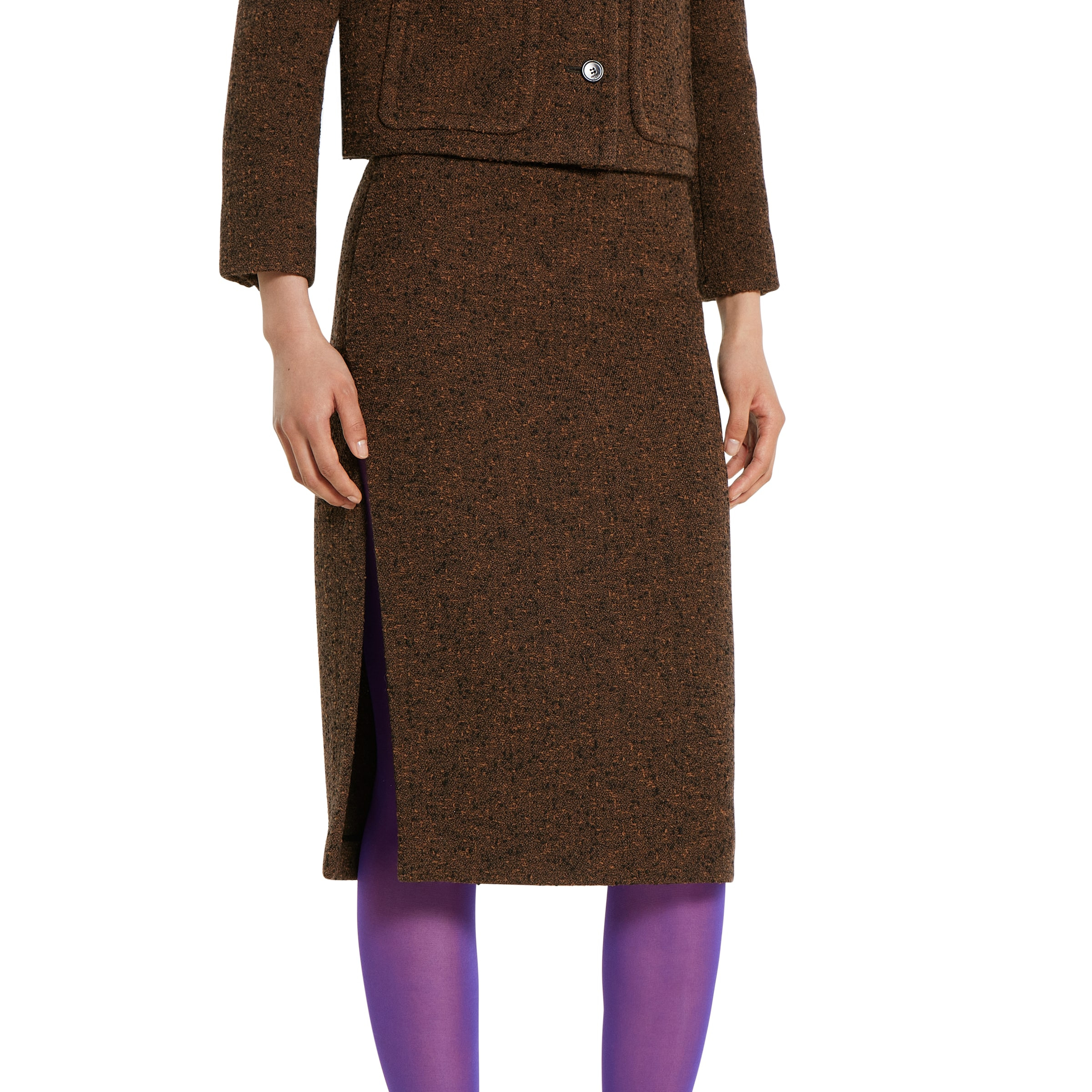 Seeded wool skirt - 3