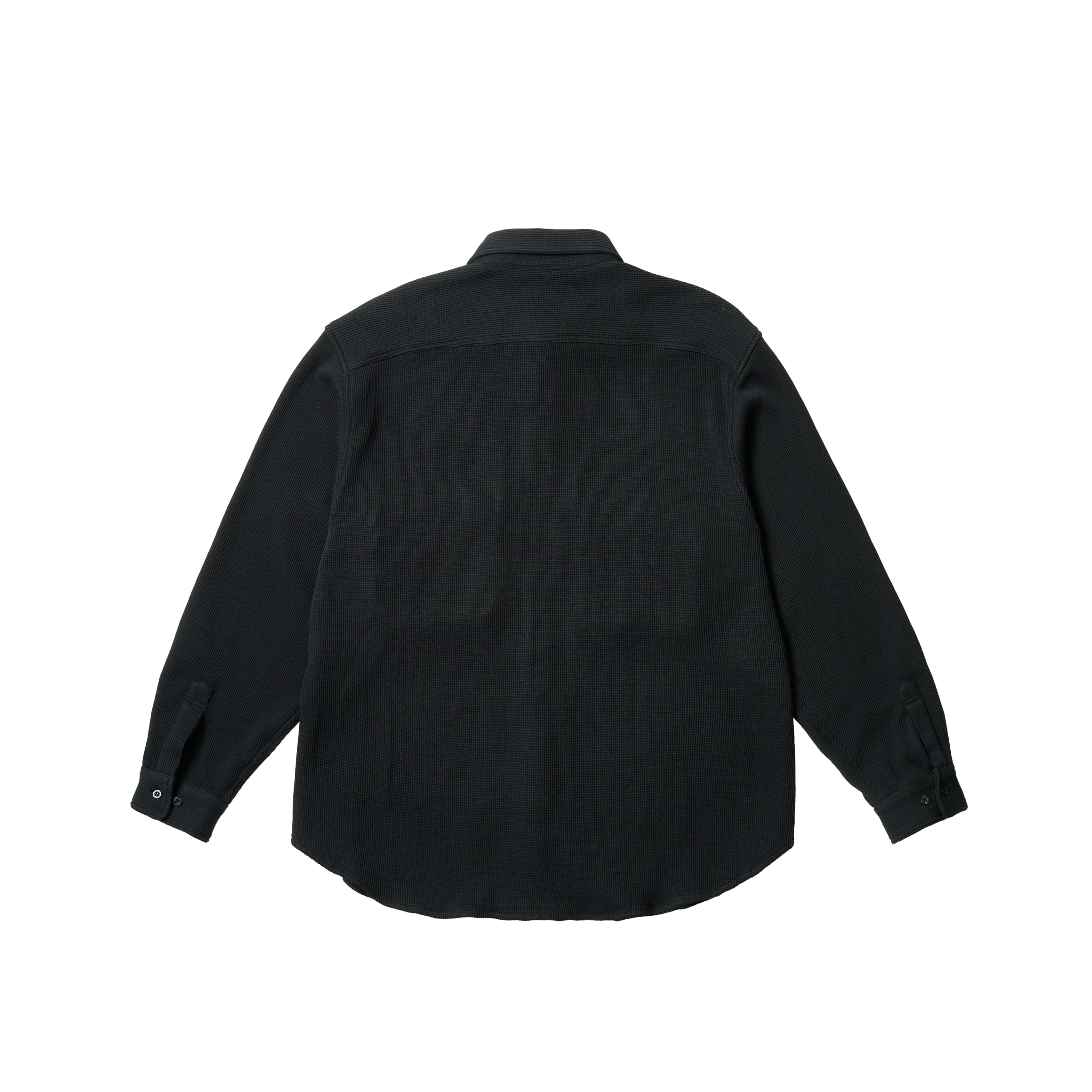 WAFFLE SHIRT BLACK - 2