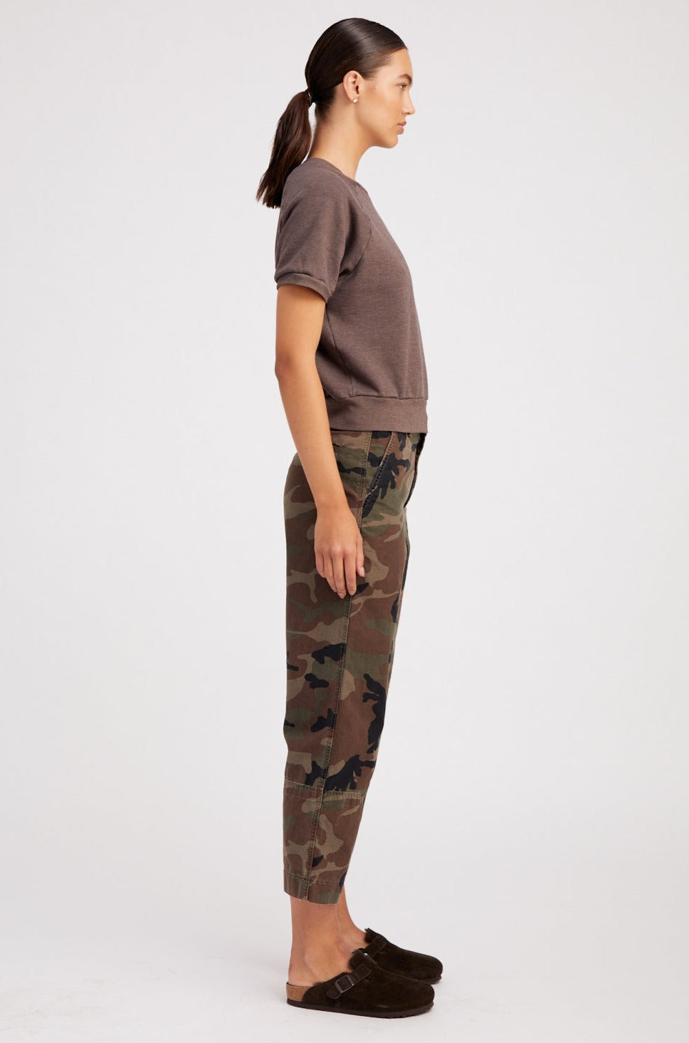 DARK CAMOUFLAGE SLASH POCKET TROUSERS - 2