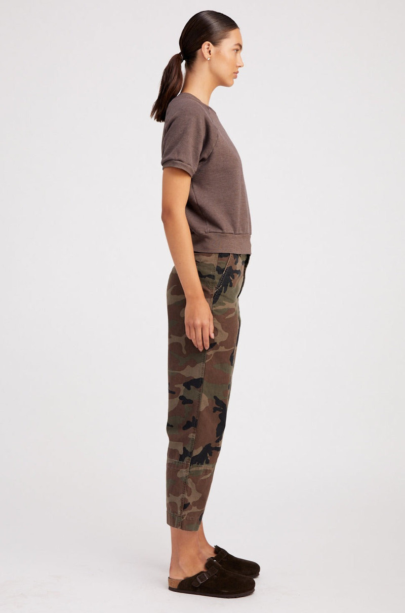 SPRWMN DARK CAMOUFLAGE SLASH POCKET TROUSERS outlook