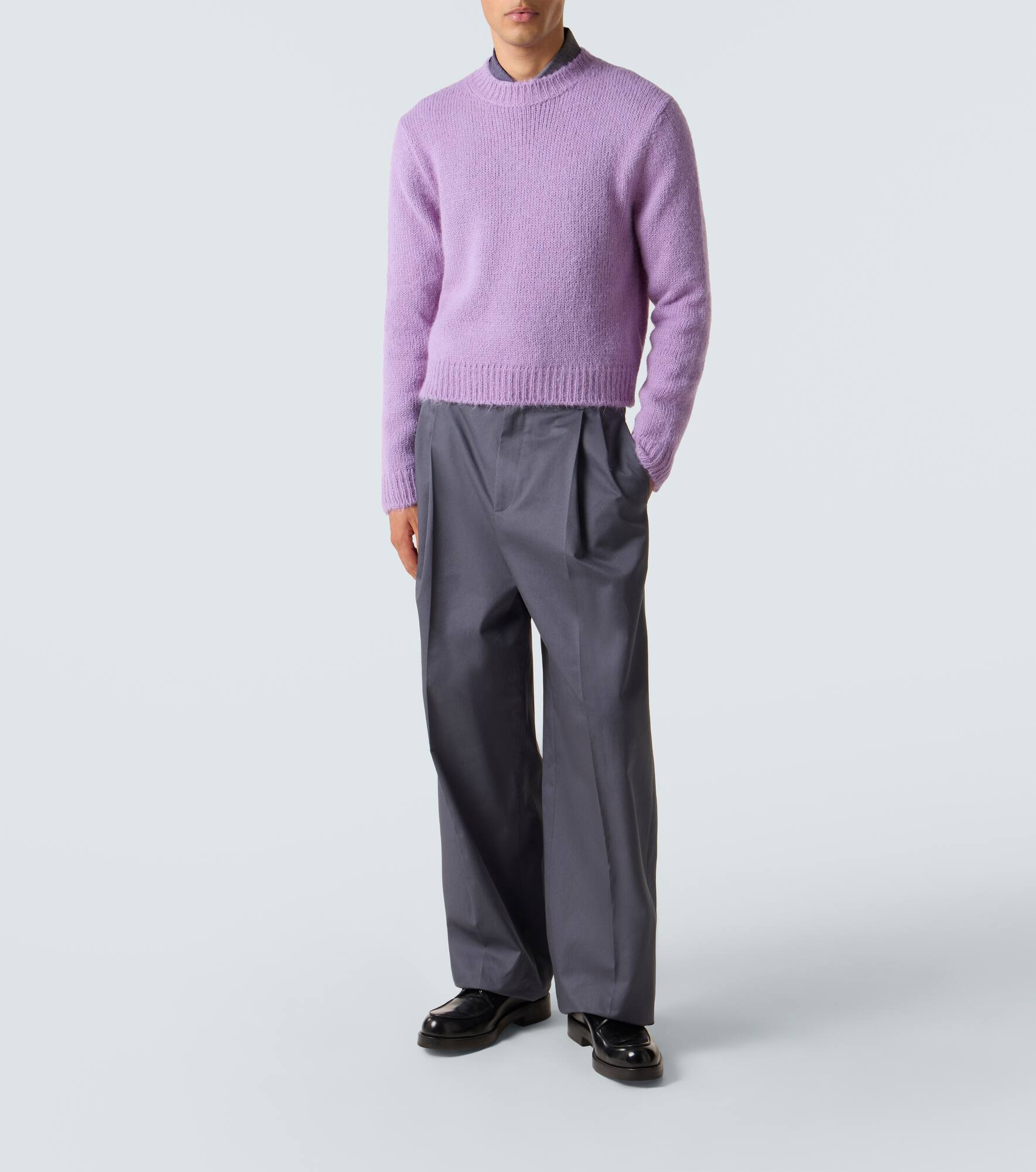 Alpaca and wool-blend sweater - 2