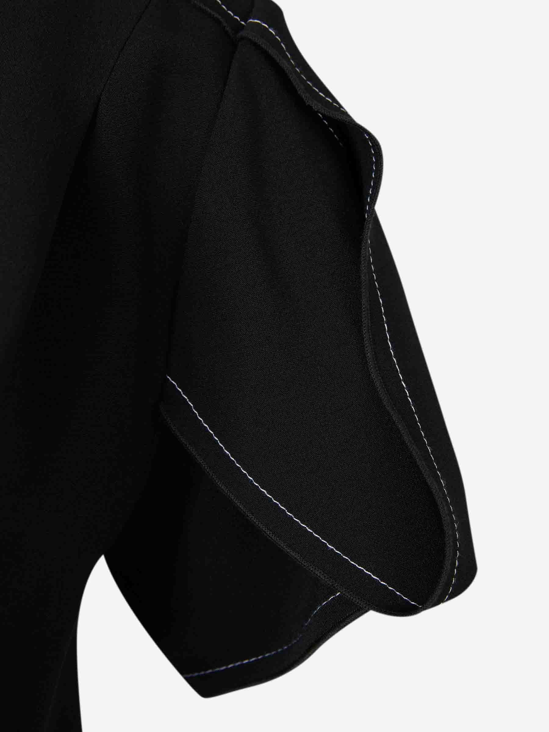 CREPE MIDI DRESS - 4