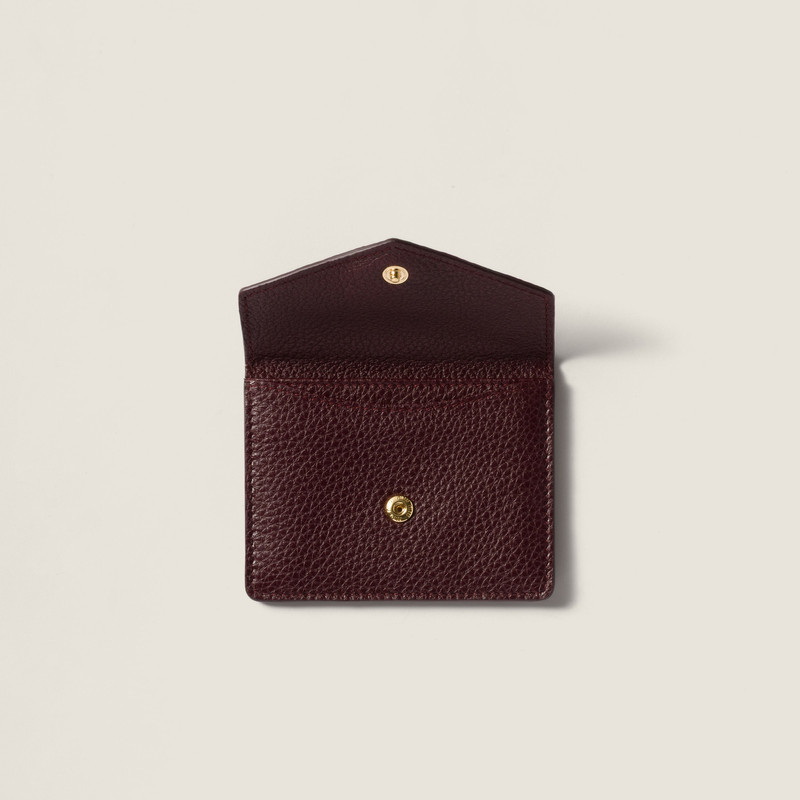 Miu Miu Leather card holder outlook