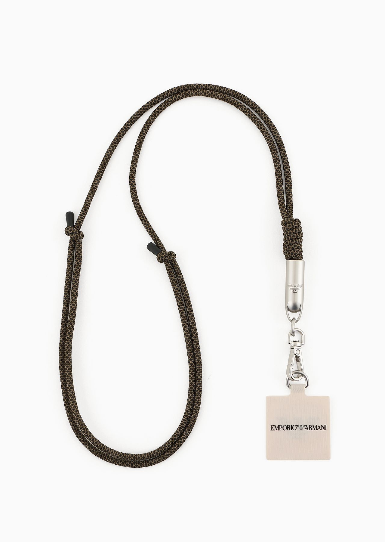 Emporio Armani Sustainability Values Capsule Collection cord mobile phone holder strap - 3