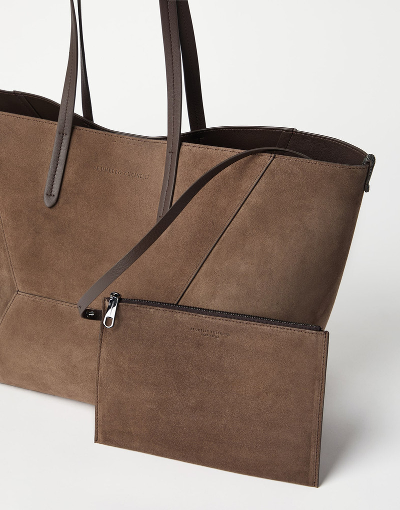 BC Duo bag in suede with monili 5