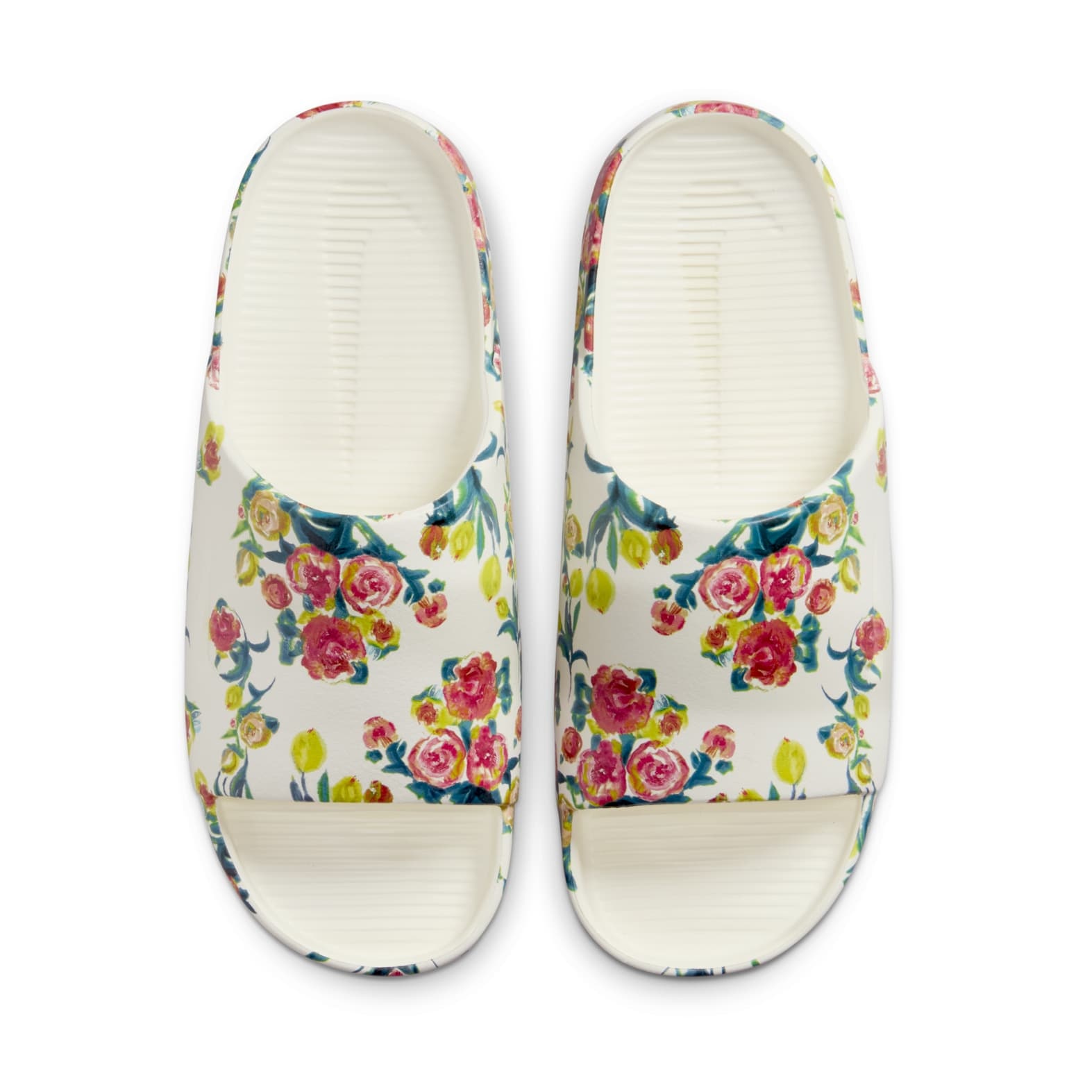 (WMNS) Nike Calm Slides 'Floral' HF1069-100 - 4