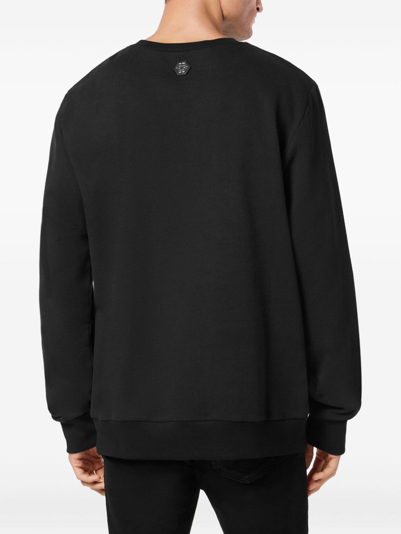 PHILIPP PLEIN crystal-embellished sweatshirt outlook