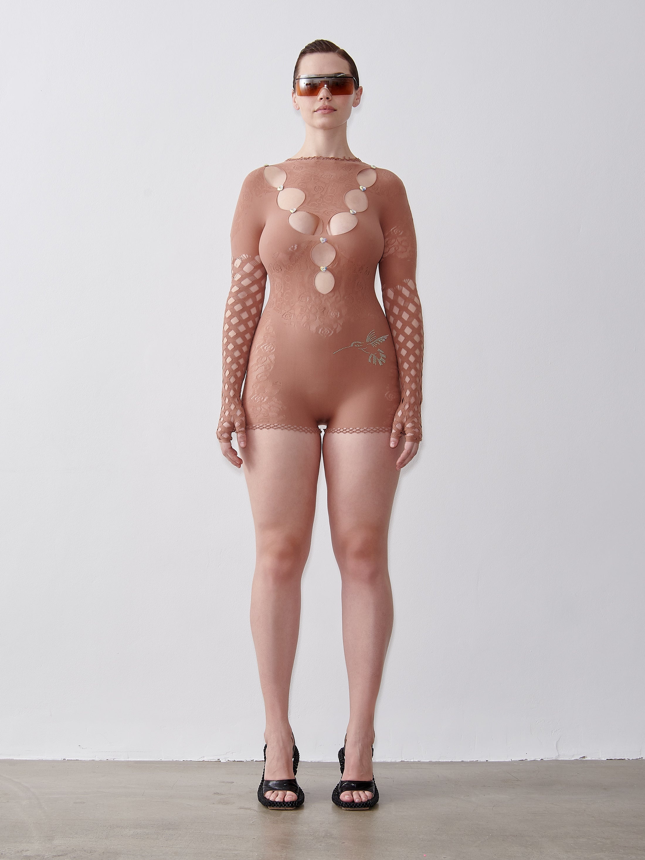 RIVER PLAYSUIT LATTE - 2