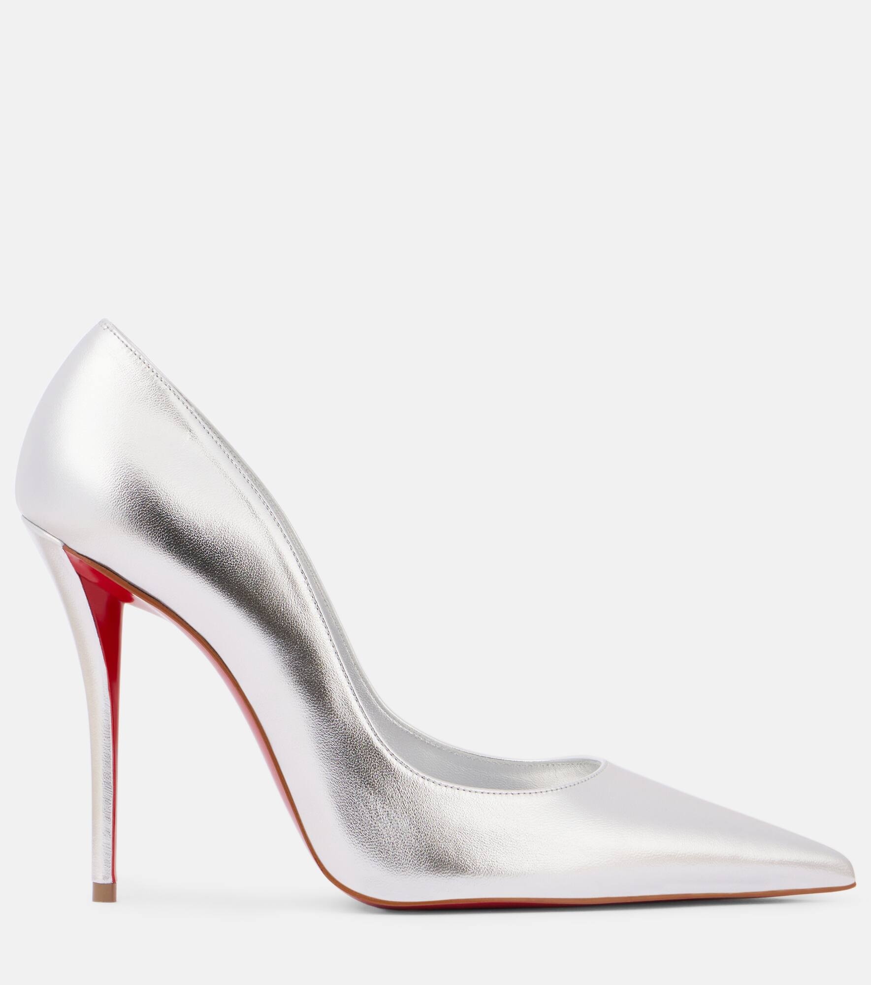 Miss Z 100 metallic leather pumps - 4