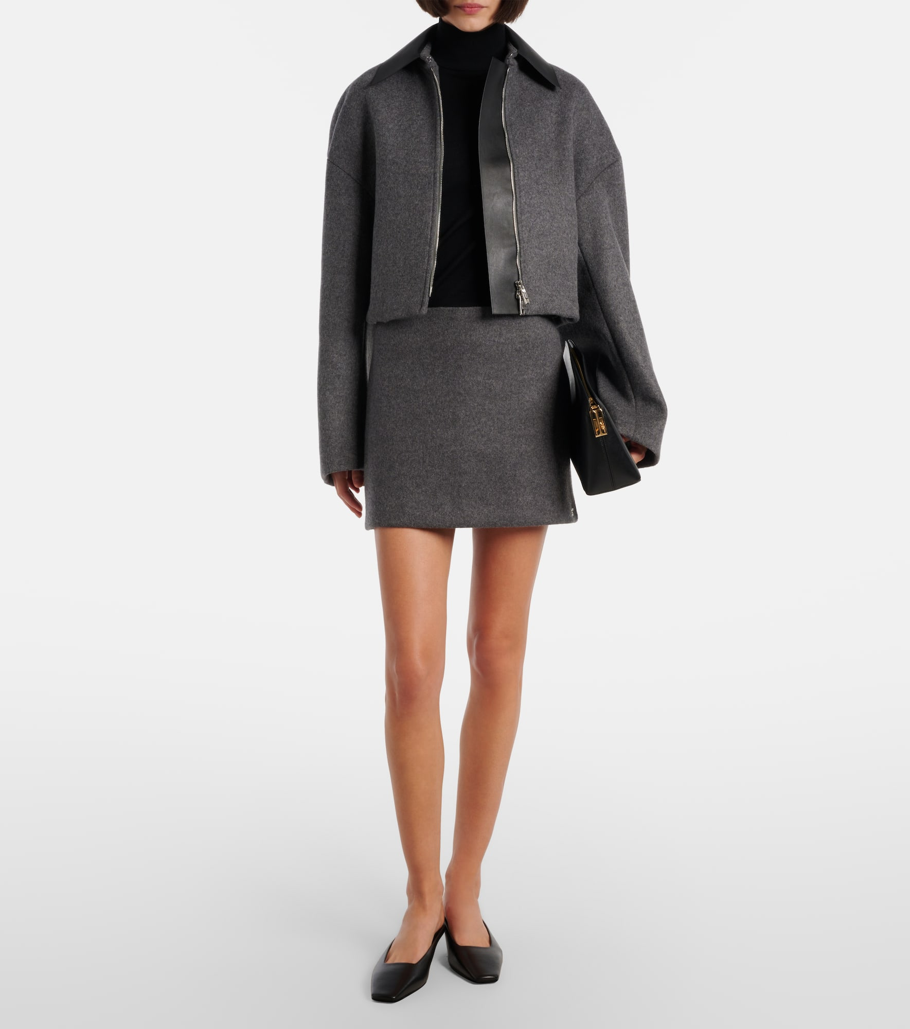 Poggio virgin wool miniskirt - 2
