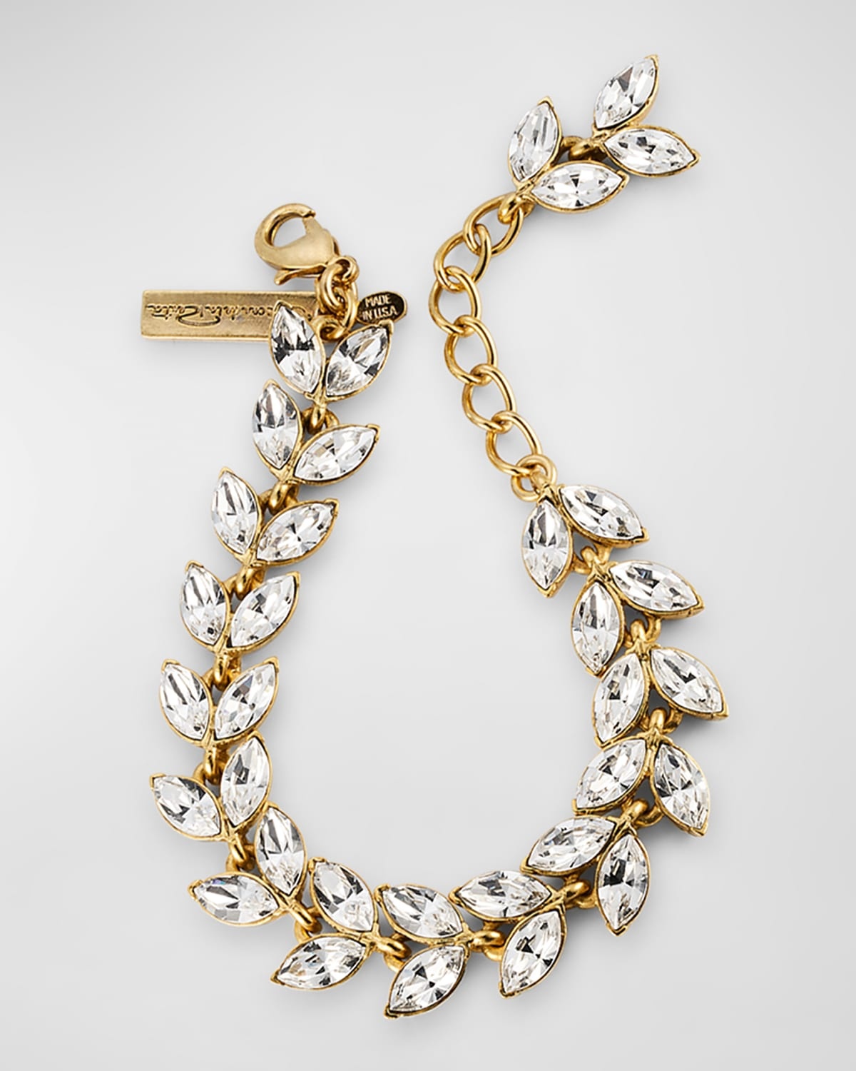 Crystal Leaf Bracelet - 3