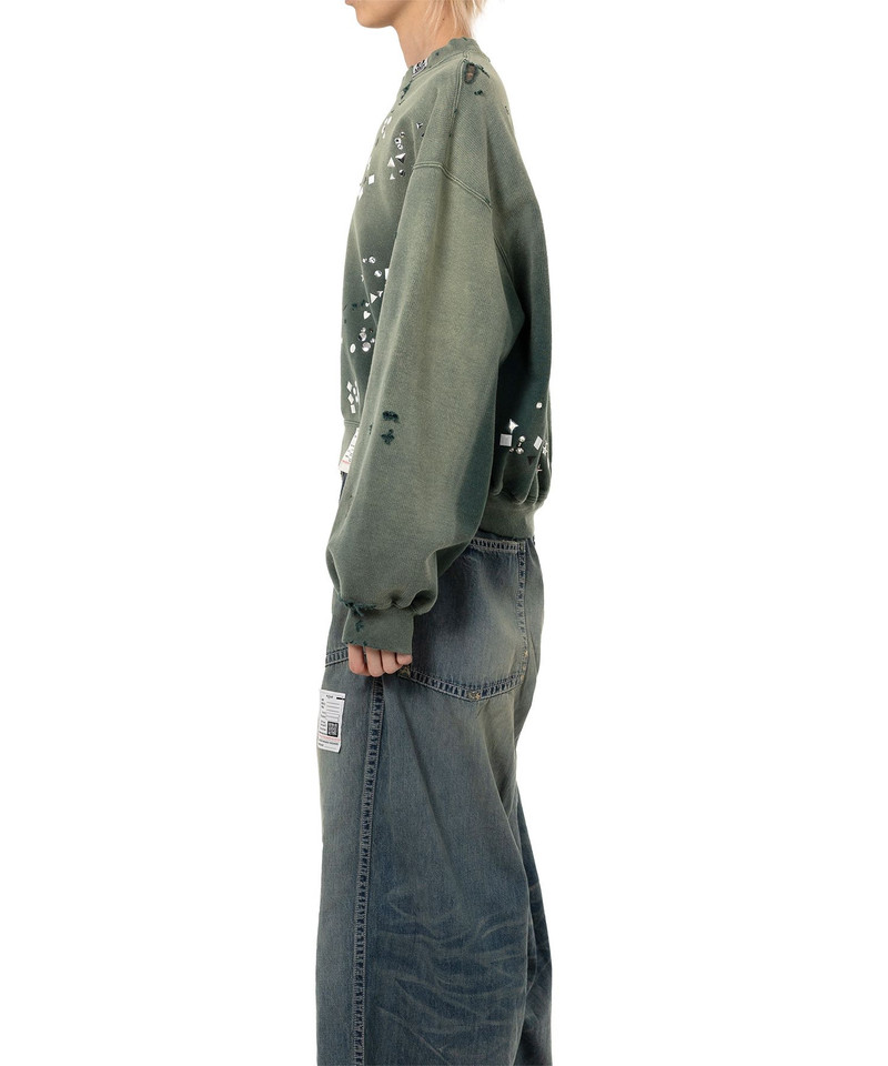 Sun Faded Like Embellished Sweatshirt 11