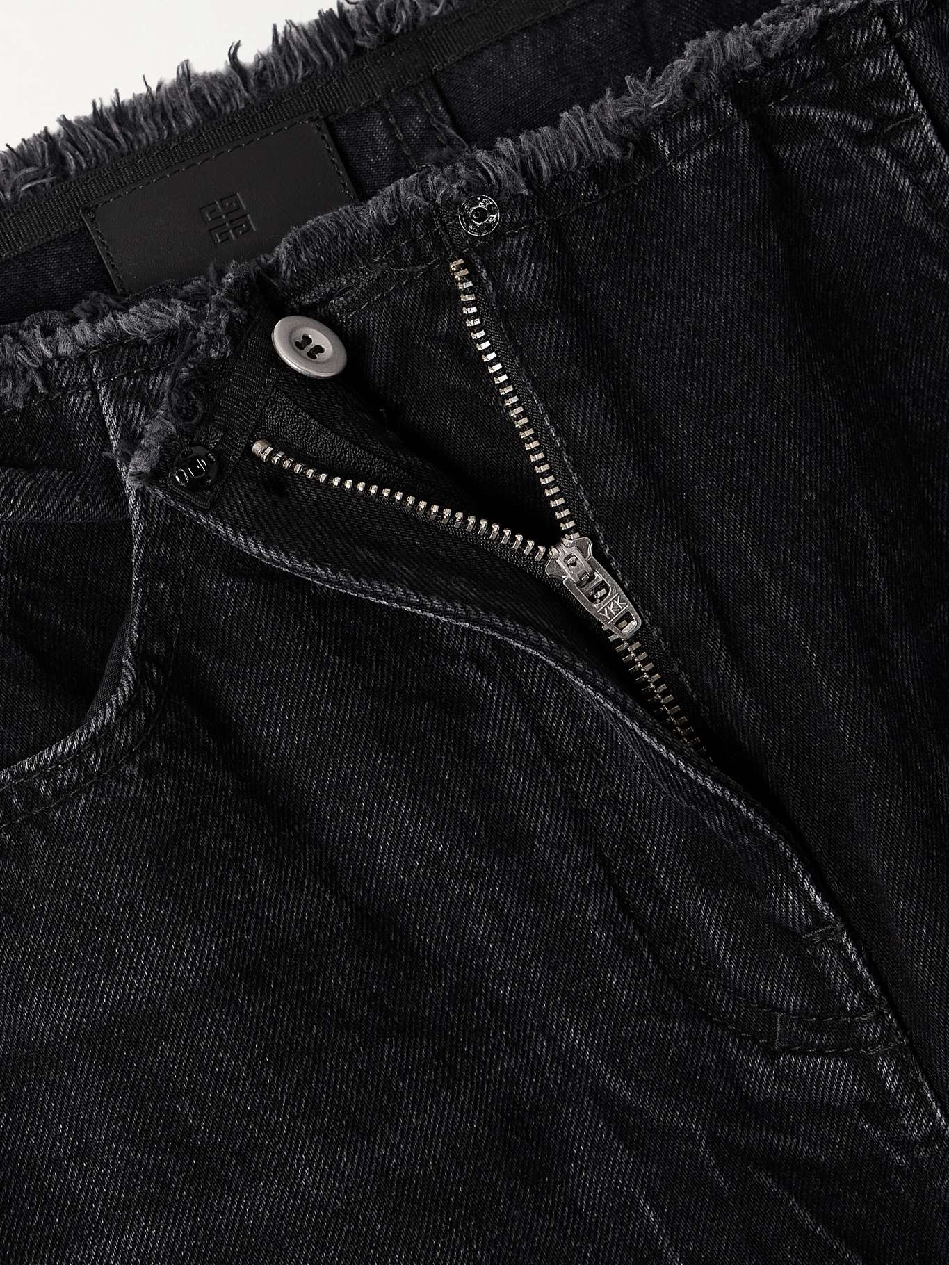 Distressed low-rise wide-leg jeans - 5