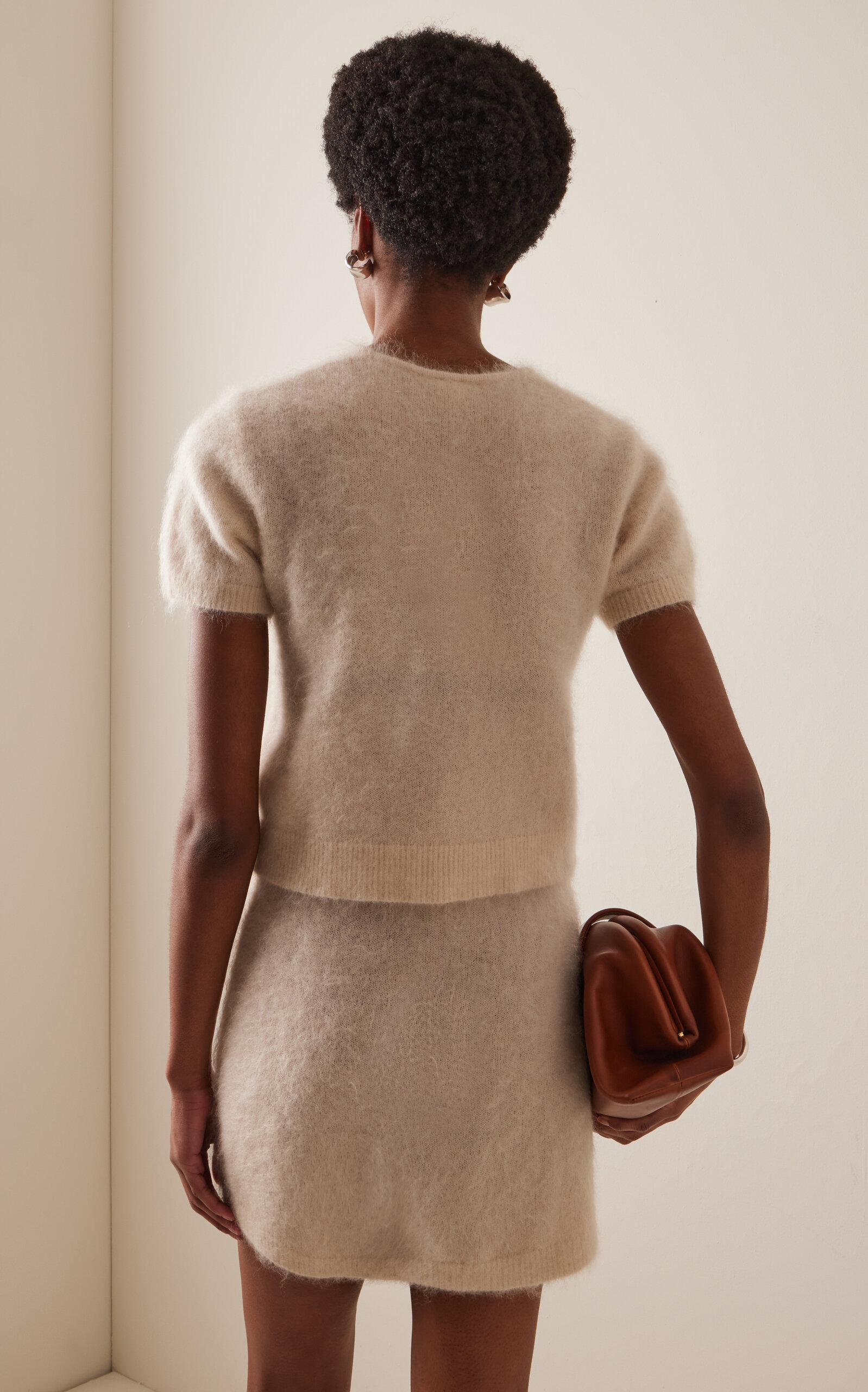 Roma Brushed Cardigan ivory - 4