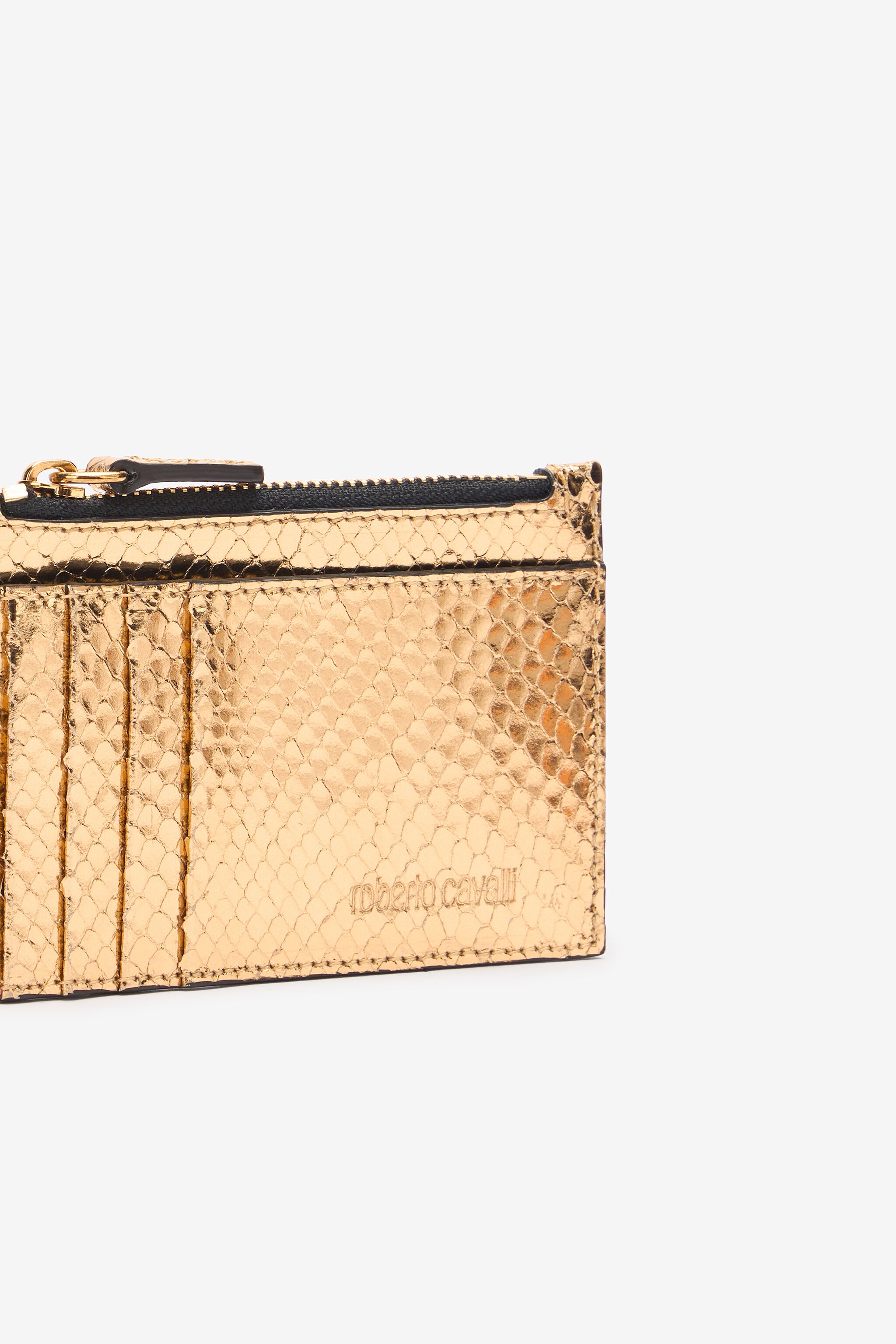 Metallic Snake-Scale Card Holder - 3