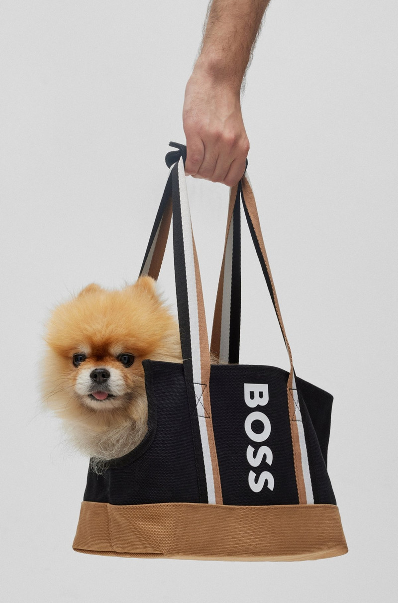 LOGO COTTON-CANVAS TOTE BAG FOR DOGS 3