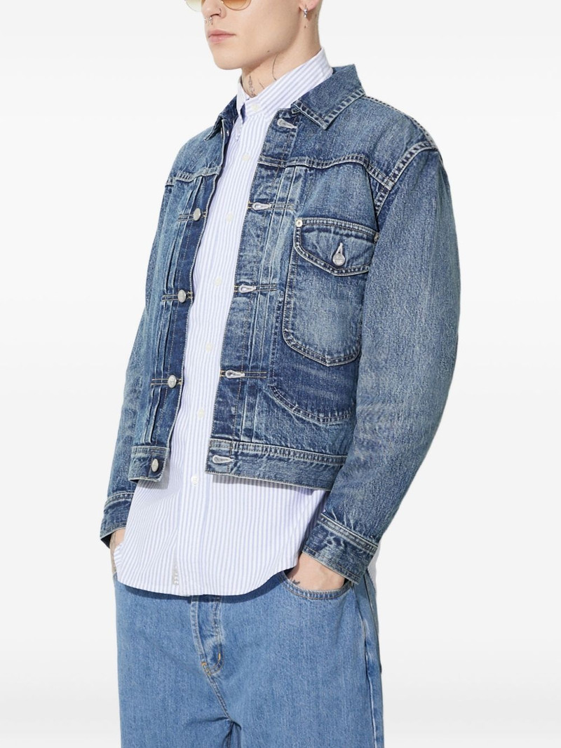 Human Made heart-patch denim jacket outlook