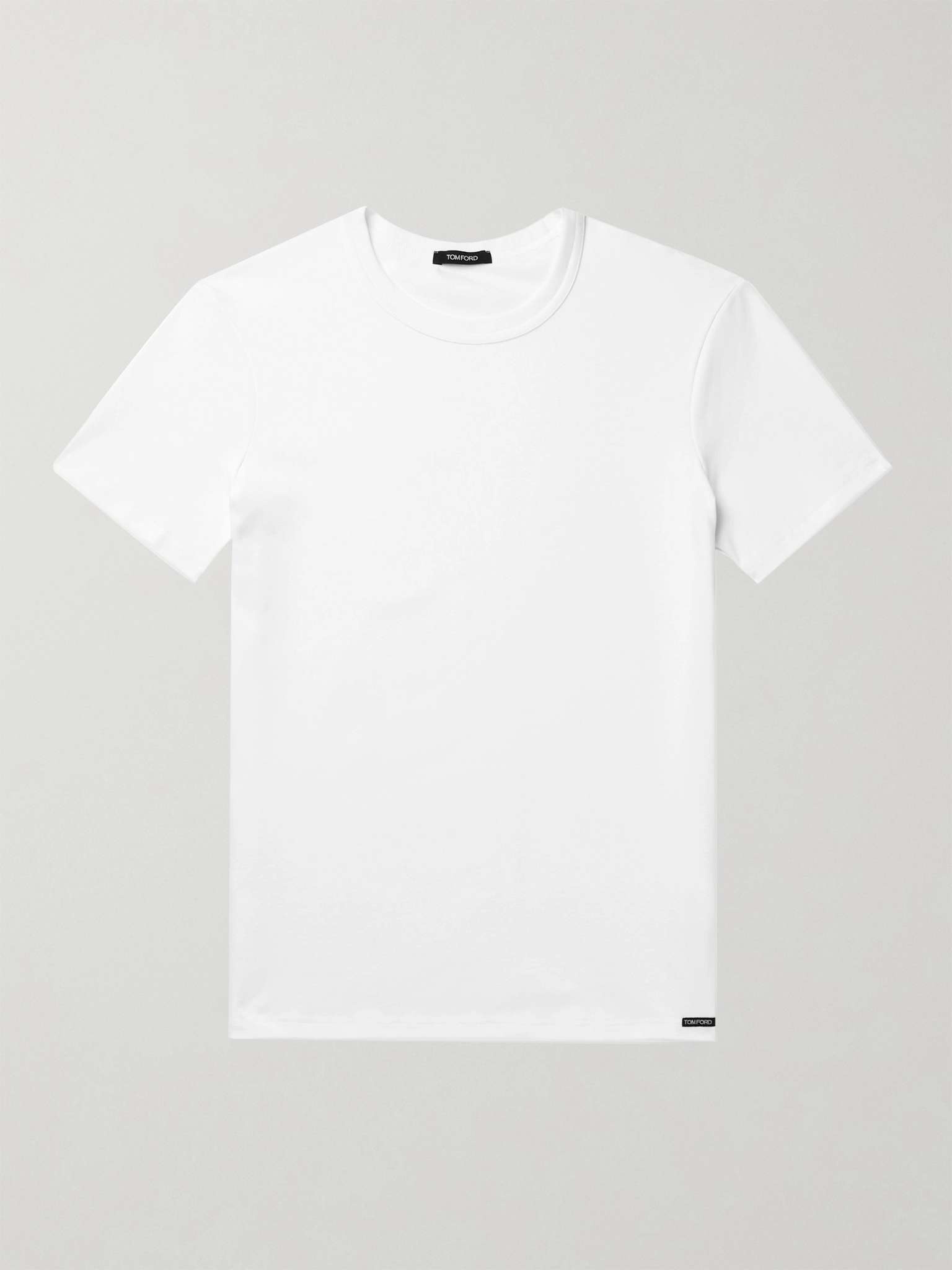 Stretch-Cotton Jersey T-Shirt - 1