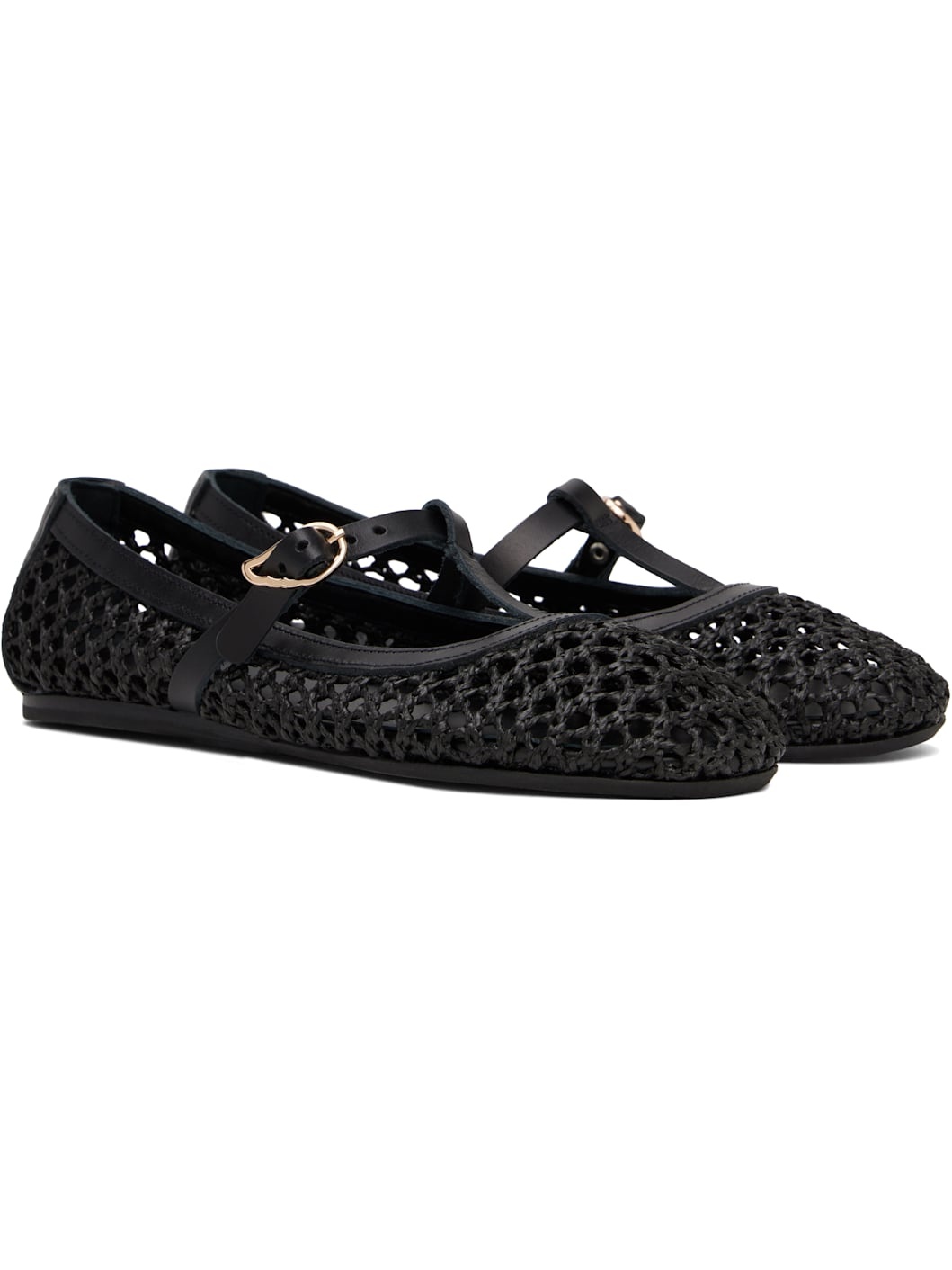 Black Aerati Ballerina Flats - 4