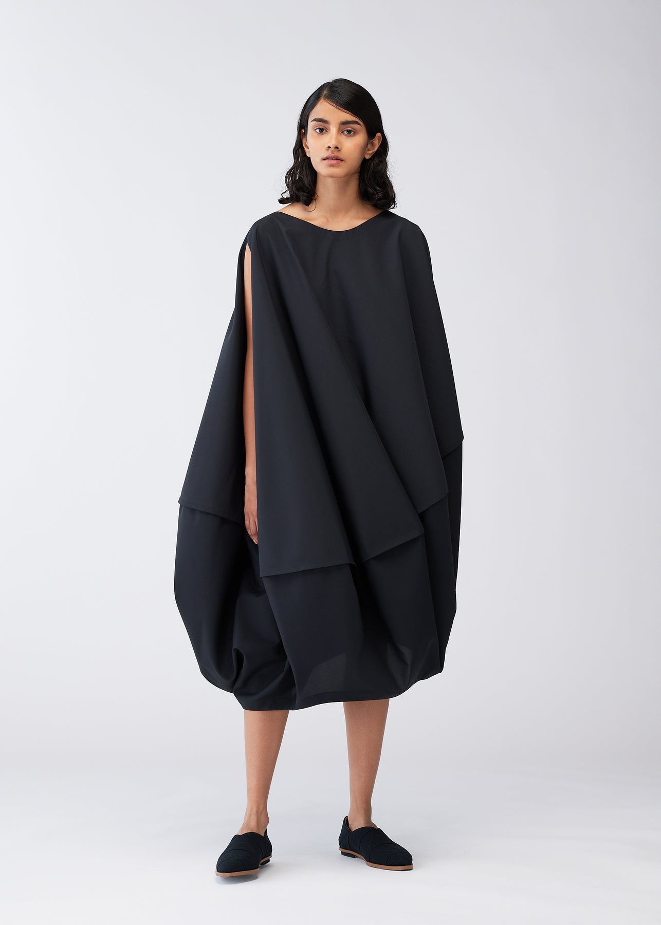 BUBBLE SOLID DRESS - 4