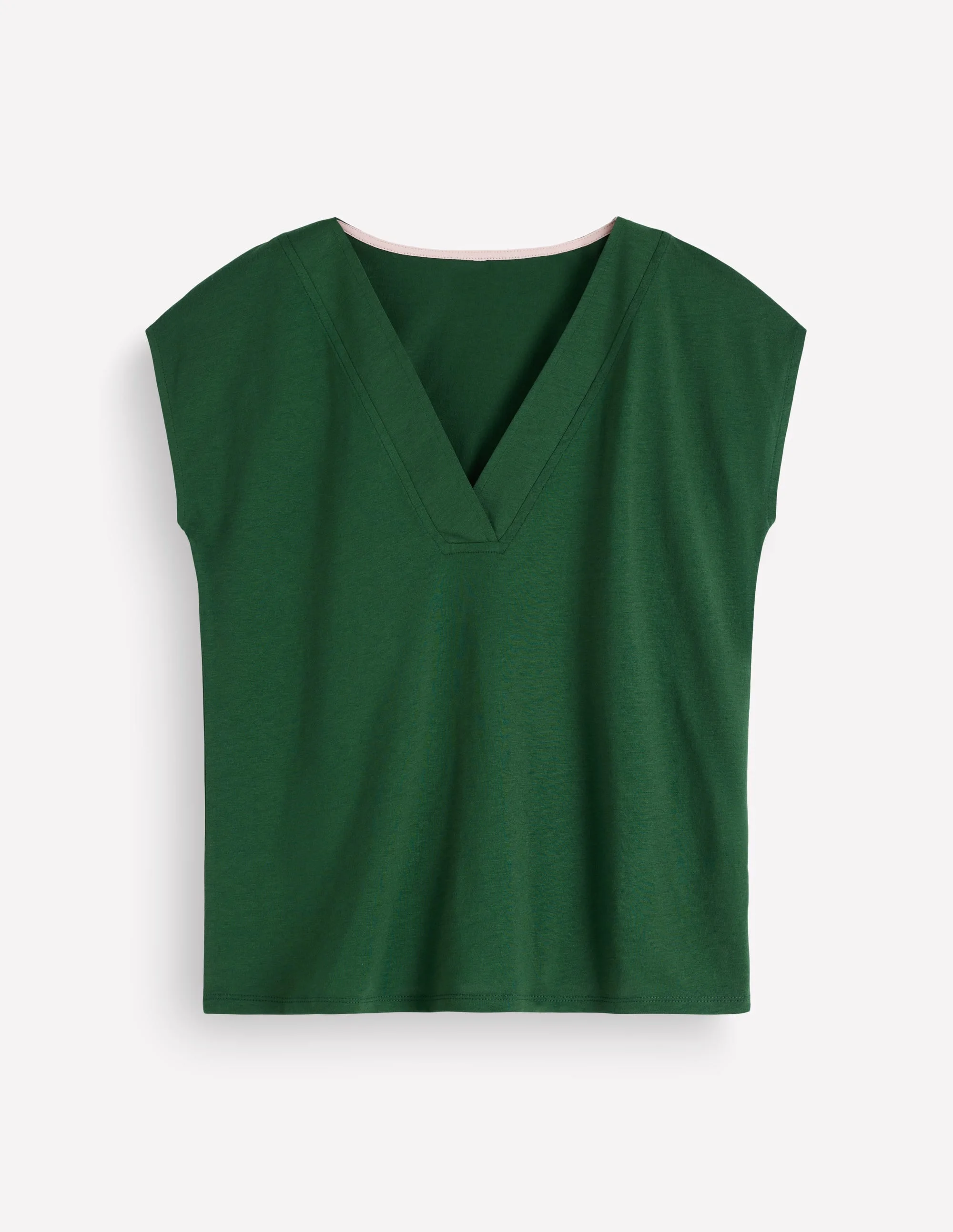 Imi Supersoft V-neck T-shirt-Hunter Green - 1