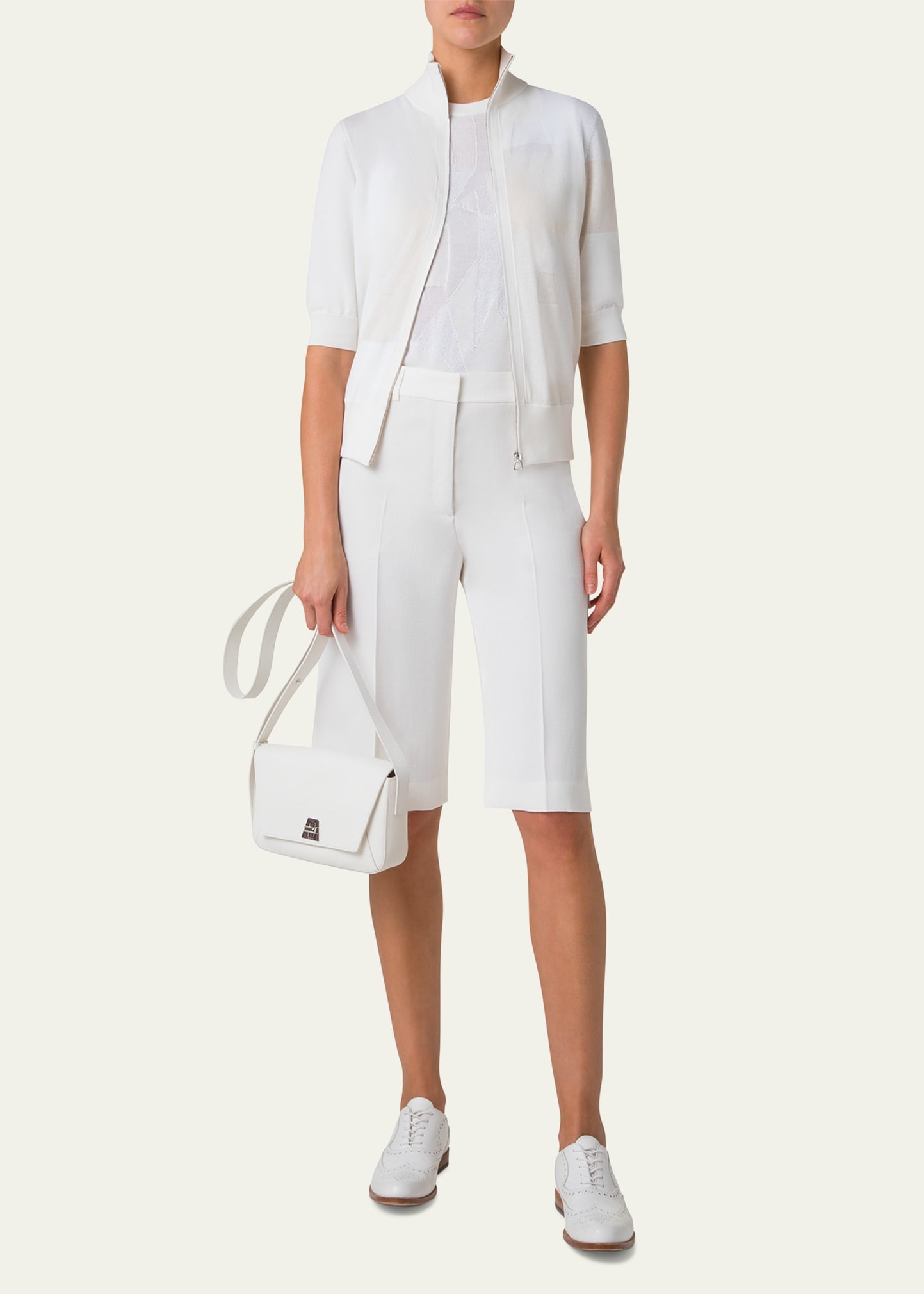 Anouk Lite Flap Leather Crossbody Bag - 4